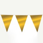 Metallisk Vimpelgirlang Guld