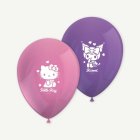 Hello Kitty® & Kuromi Latexballonger Rosa/Lila