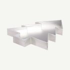 Julgran Bricka Silver