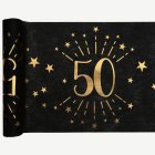 50 År Bordslöpare Guld/Svart