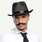 Gangster Mustasch Svart