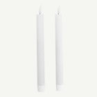LED Stakljus Vita