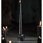 Dödskalle Ljusstake Svart