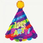 Folieballong Partyhatt