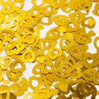 Hjärtan Utstansad Konfetti Guld