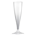 Tunna Champagneglas Genomskinliga