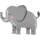 Djungel Elefant Folieballong