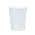 Pappersmuggar Iriserande Silver