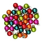 Flerfärgade Julgranskulor Glas