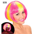 Neon Valentina Peruk Rosa/Gul