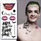 Joker Falska Ansiktstatueringar