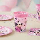 Minnie Mouse® Återanvändbara Plastmuggar Ljusrosa