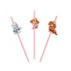 Paw Patrol® Papperssugrör Ljusrosa