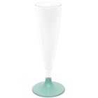 Plast Champagneglas Mintgrön