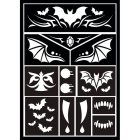 Vampyr Sminkschablon