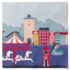 Danmark Servetter Flerfärgade