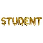 Student Folieballong Guld