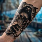 Pirat Falsk Tatuering