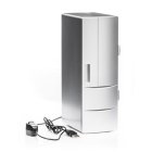 Mini USB Kylskåp Silver