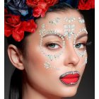 Día de los Muertos Ansiktssmycken Diamant