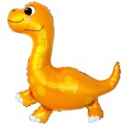 Dinosaurie Folieballong Orange