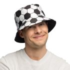 Fotboll Bucket Hat Svart/Vit