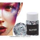 Glittergel Silver