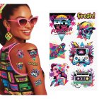90-tal Falska Tatueringar Neon