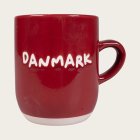 Danmark Mugg Röd