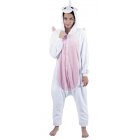 Kigurumi Enhörning Maskeraddräkt Vit