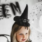 Mini Häxhatt Hårband Svart