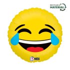 Emoji Skratta Folieballong Gul