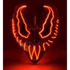 Monster LED-mask Röd