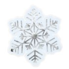 Snöflinga Servetter Ljusblå/Silver