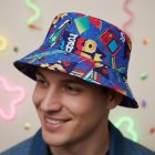 90's Buckethat Blå