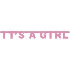 It's A Girl Girlang Ljusrosa