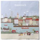 Danmark Servetter Flerfärgade