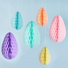 Pastell Honeycomb Ägg