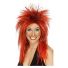 80-tal Rockdiva Peruk Röd