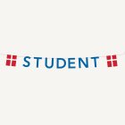 Student flaggirlang blå