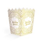 Ramadan Kareem Popcornbägare Vit/Guld