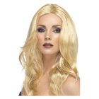 Halvlång Peruk Blond