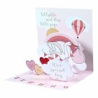 Pop Up-kort Baby Flicka
