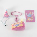 Stitch® Födelsedagsset för husdjur rosa