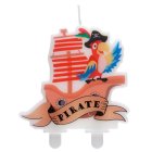 Piratskepp Tårtljus