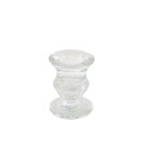 Antik Glas Ljusstake