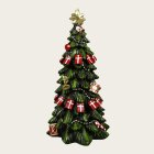 Julgran Med LED Brun