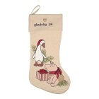 Nordic Pixie Julstrumpa Beige
