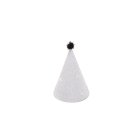 Glittriga festhattar silver