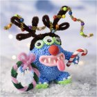 Julrensmonster DIY Modelleringsset